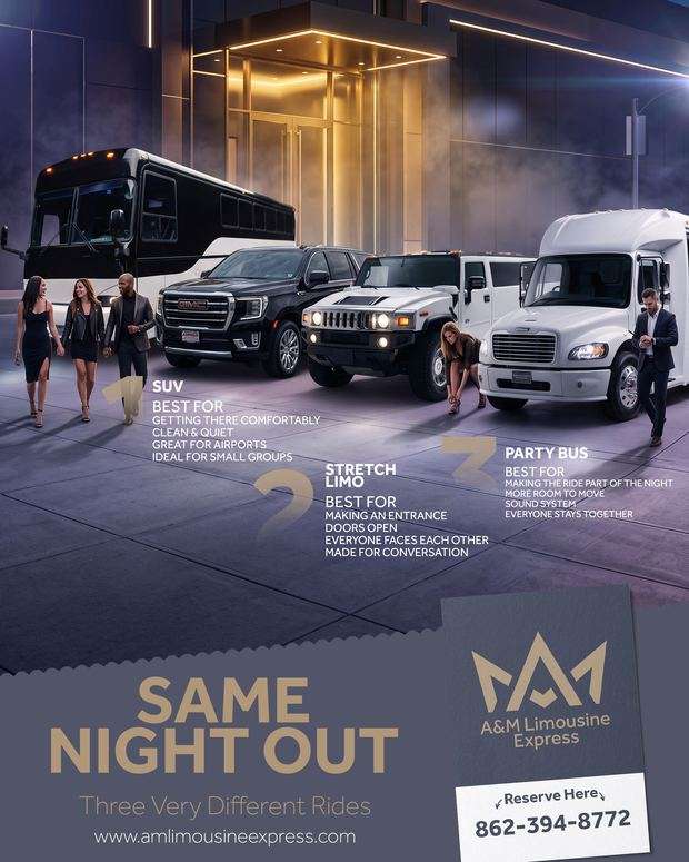 تصميم سوشيال ميديا لـ A&M Limousine Express من 255