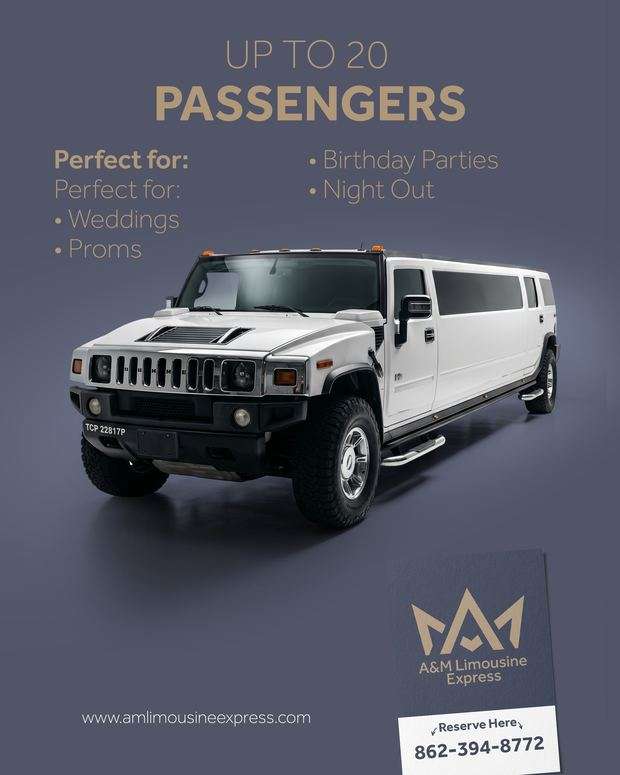 تصميم سوشيال ميديا لـ A&M Limousine Express من 255