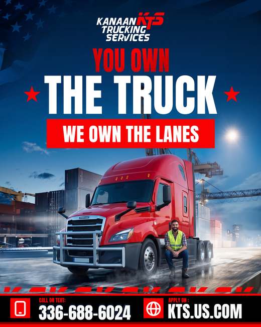 تصميم سوشيال ميديا لـ Kanaan Trucking Services من 255