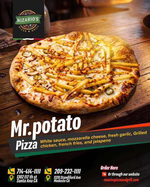 تصميم سوشيال ميديا لـ Nizario's Pizza & Grill من 255