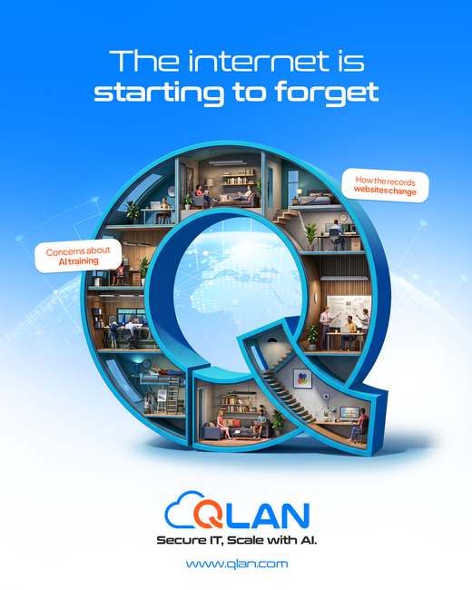 تصميم سوشيال ميديا لـ QLAN من 255