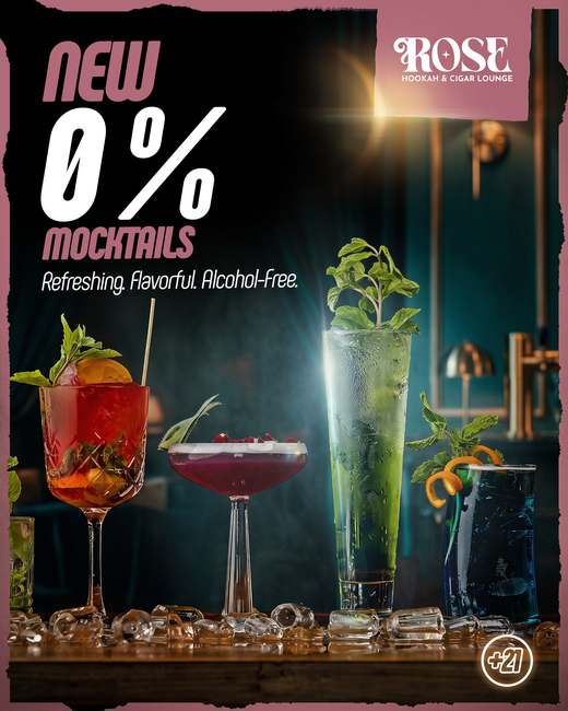 تصميم سوشيال ميديا لـ Rose Hookah & Cigar Lounge من 255